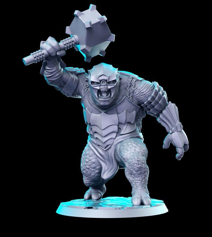 Troll Armor | Fantasy Miniature | DnD Miniature | RPG | Tabletop Game | Pathfinder | RN Estudio