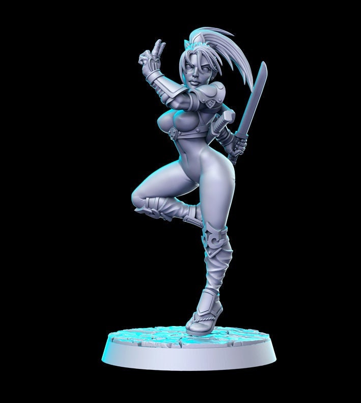 Taki | Fantasy Miniature | DnD Miniature | RPG | Tabletop Game | Pathfinder | RN Estudio
