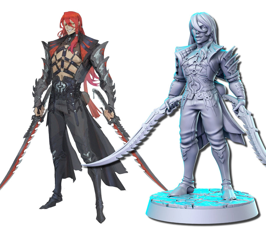 Neokingdom W | 32mm or 28mm Fantasy Miniature | DnD Miniature | Tabletop Games | RN Estudio