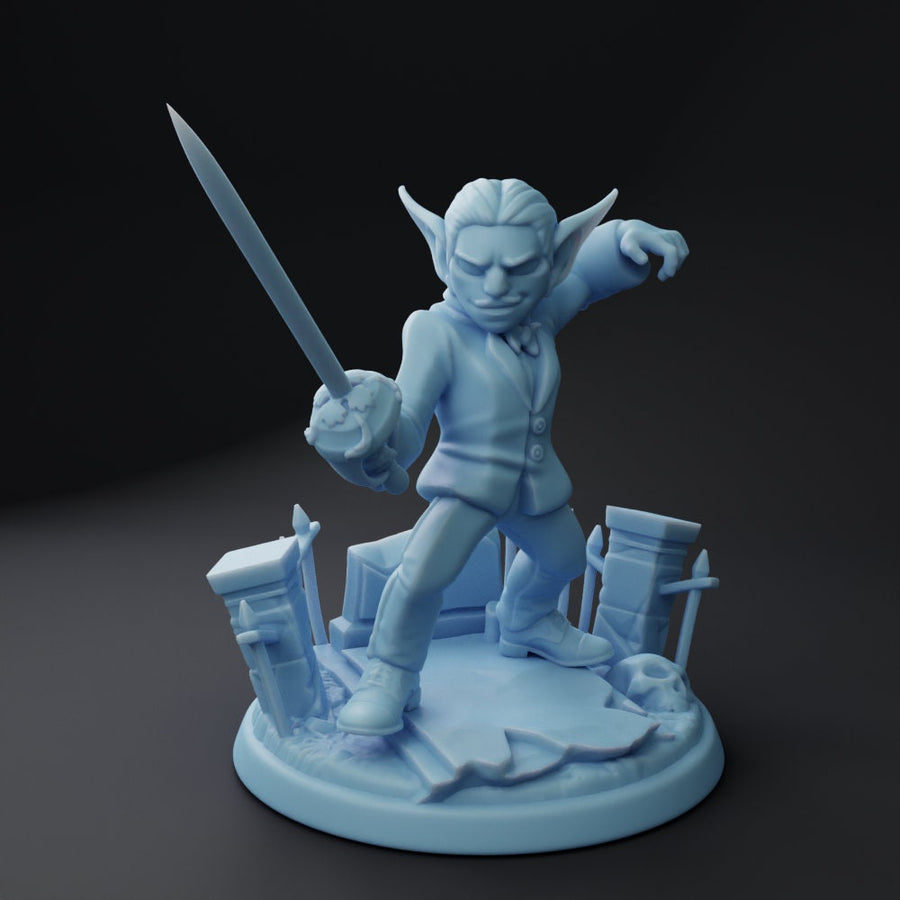 Goblin, Ramirez Evves | Fantasy Miniature | DnD Miniature | Tabletop | Pathfinder | Twin Goddess