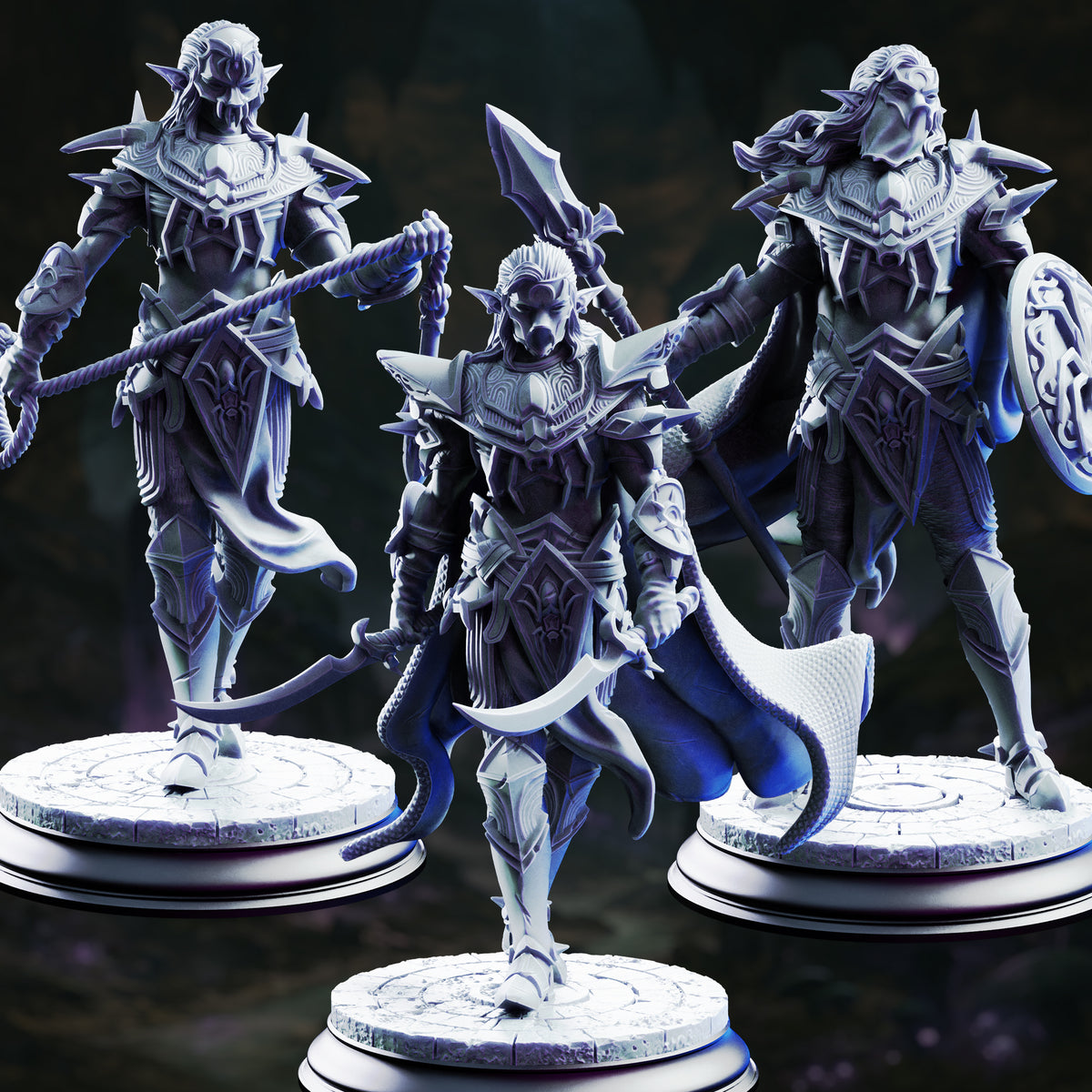 Drow Elite Warriors of the Spider - Vessels of Irinax full set