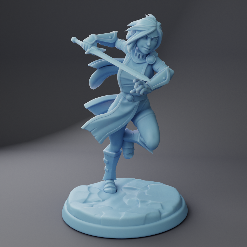 Gwen the Human Fighter