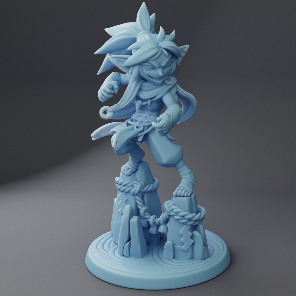 Saru the Goblin Monk