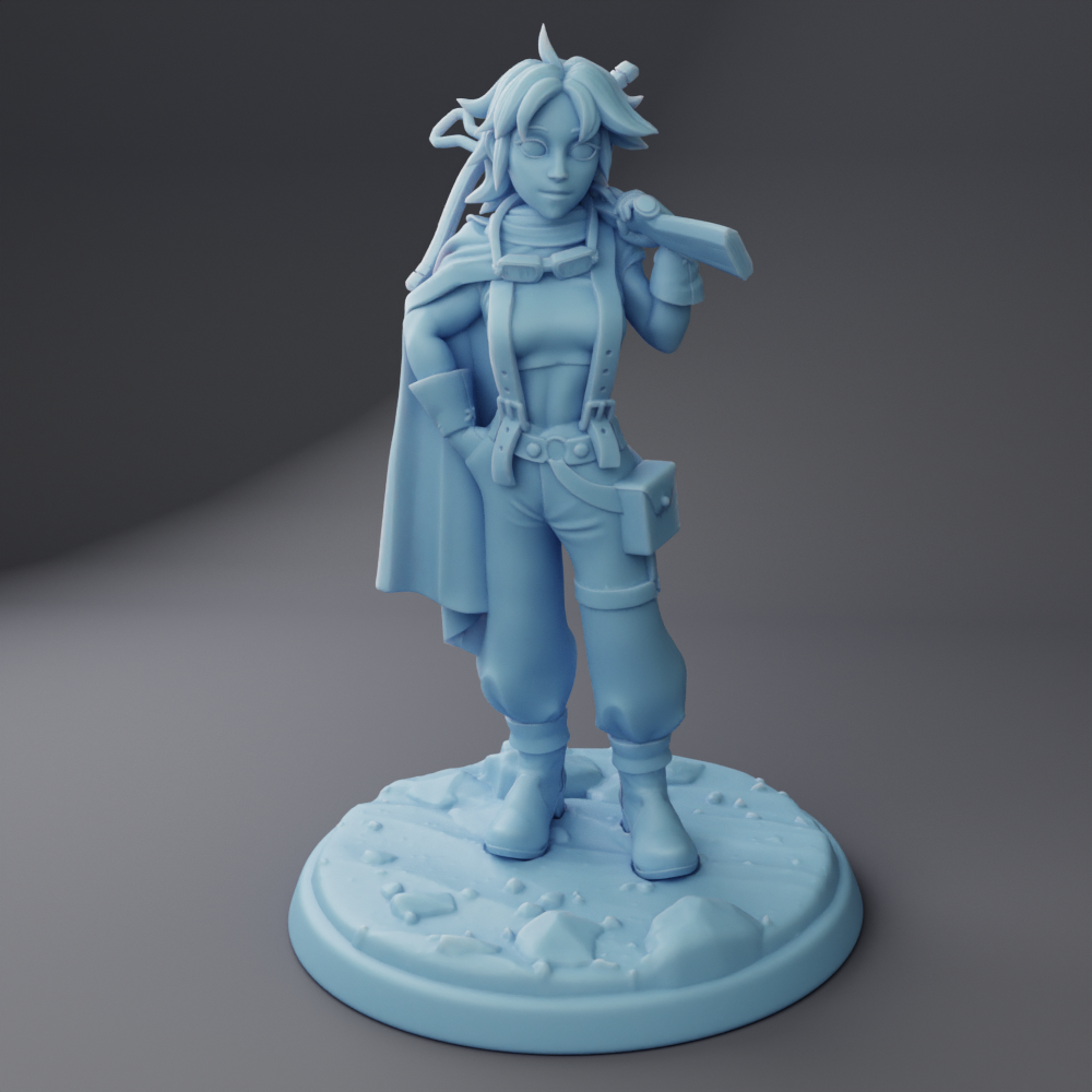 Lucy the Ranger Miniature DnD 5E Figure Wargames – SYZGames