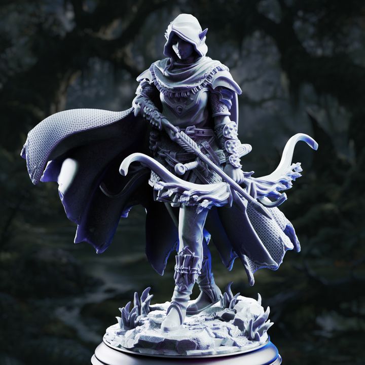 Drow Swamp Ranger - Vexana miniature