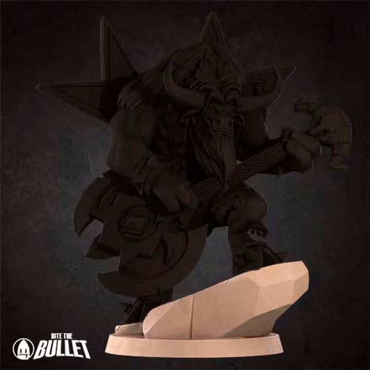 Tauren Metal Head back view