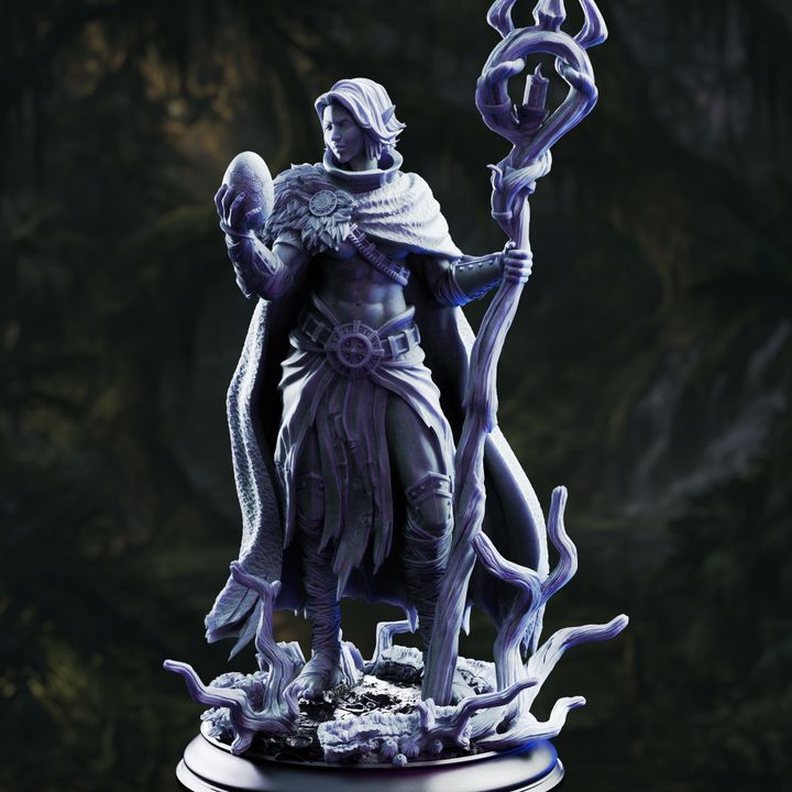 Drow Swamp Sorceress - Saratha miniature