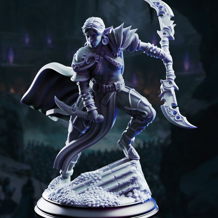 Drow Moon Assassin - Ilyara Deri miniature