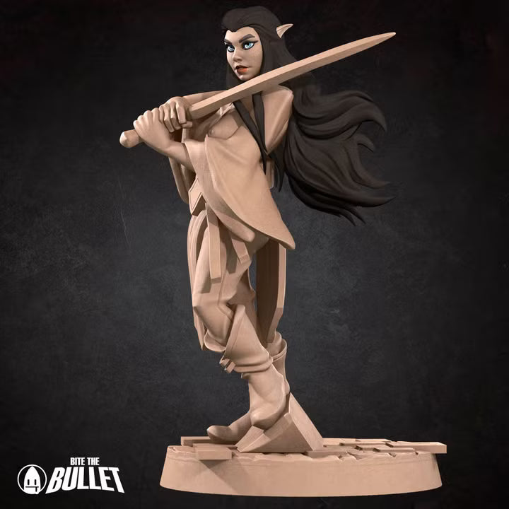 Audrey, the Elven Evenstar resin miniature - view 5