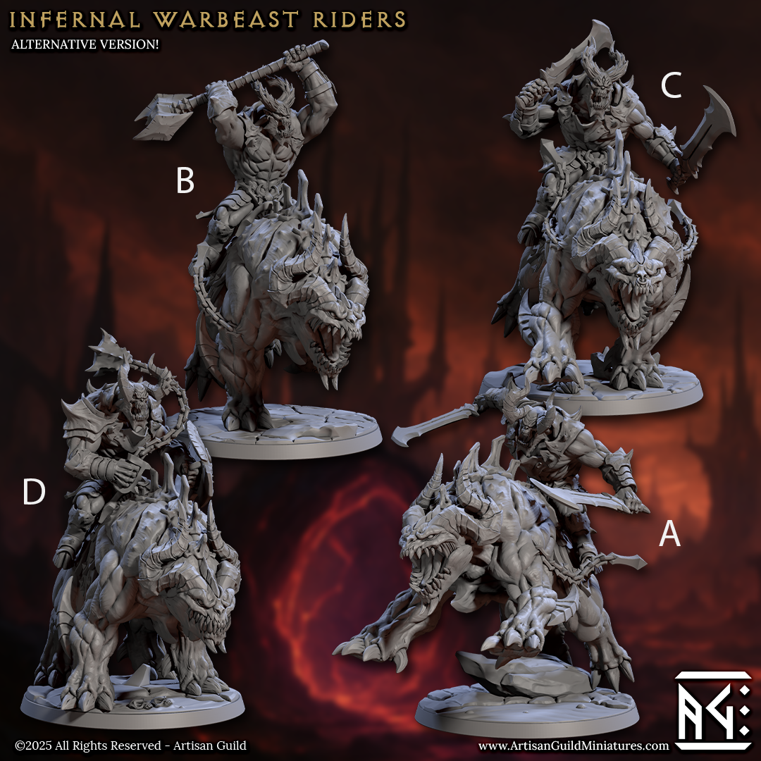 Infernal Warbeast (Belzatu) Riders 2