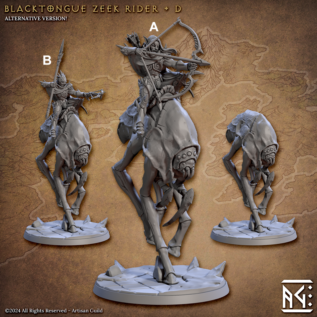 Greatgoblin Nightmauler Rider Fantasy Resin Miniature DnD Tabletop RPG ...