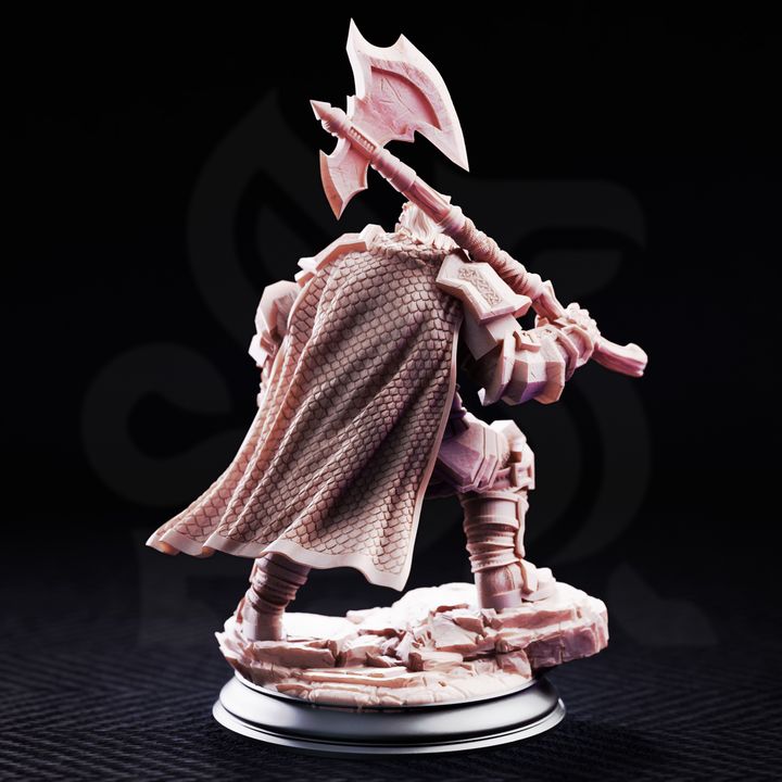 Dwarf Axeman - Took back view