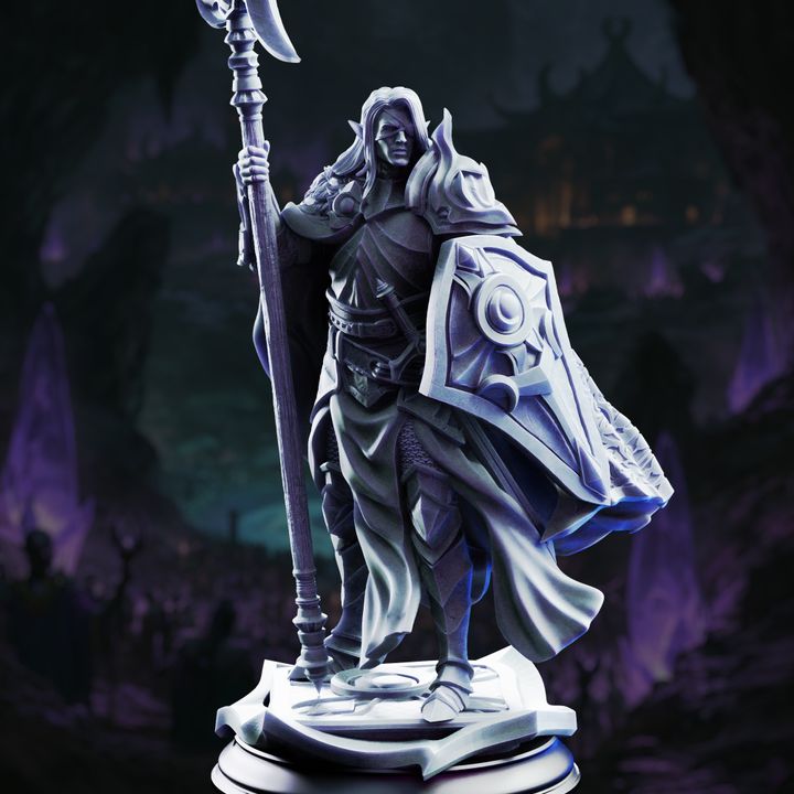 Drow Knight of the Moon - Ardent Silathin miniature