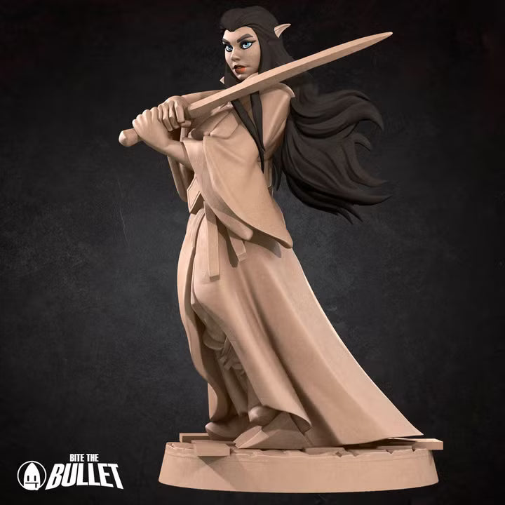 Audrey, the Elven Evenstar resin miniature - view 2