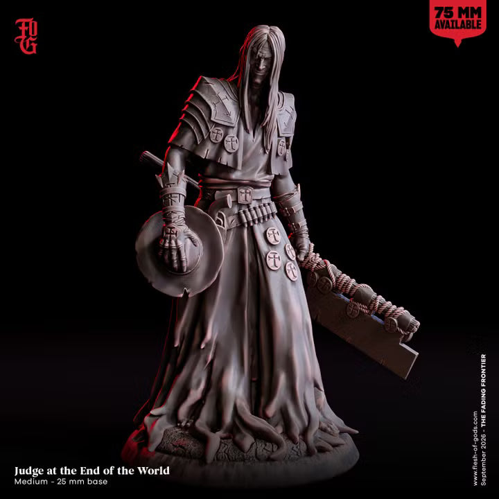 Judge at the End of the World miniature front view