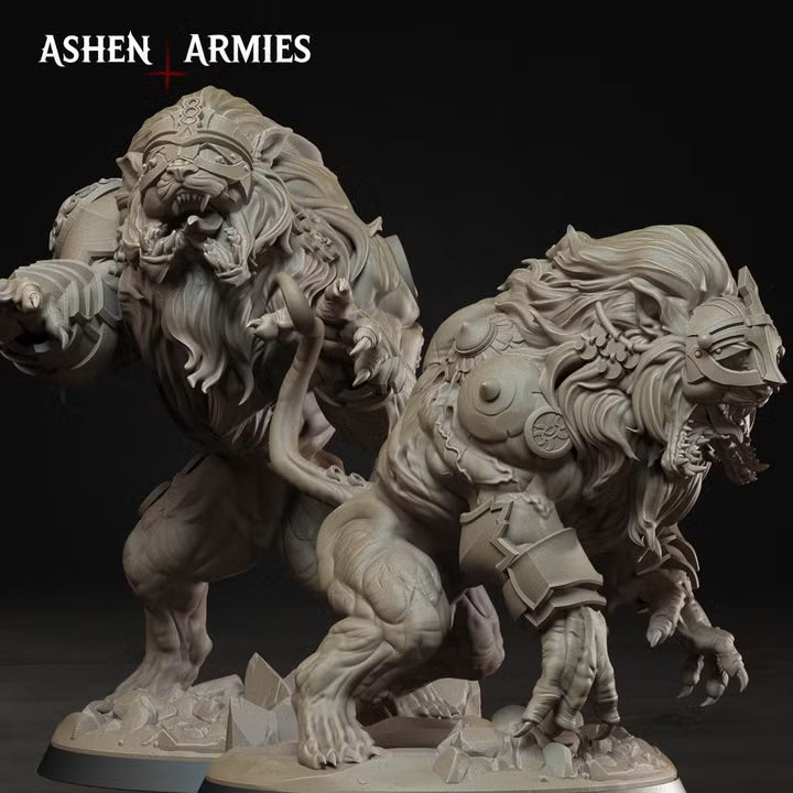 Gilded Dominion Lion of Jabir miniature - view 1