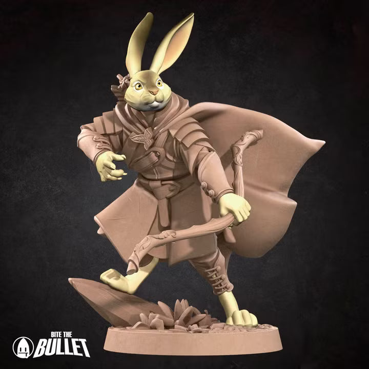 Harengon Explorer resin miniature - view 3