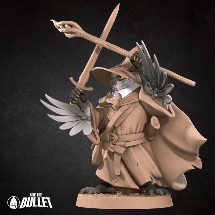 Owlfolk Explorer resin miniature - view 4