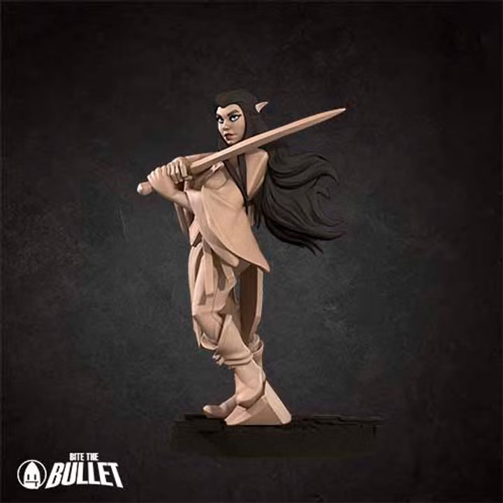 Audrey, the Elven Evenstar resin miniature - view 17