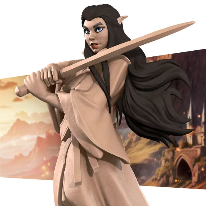 Audrey, the Elven Evenstar resin miniature - view 3