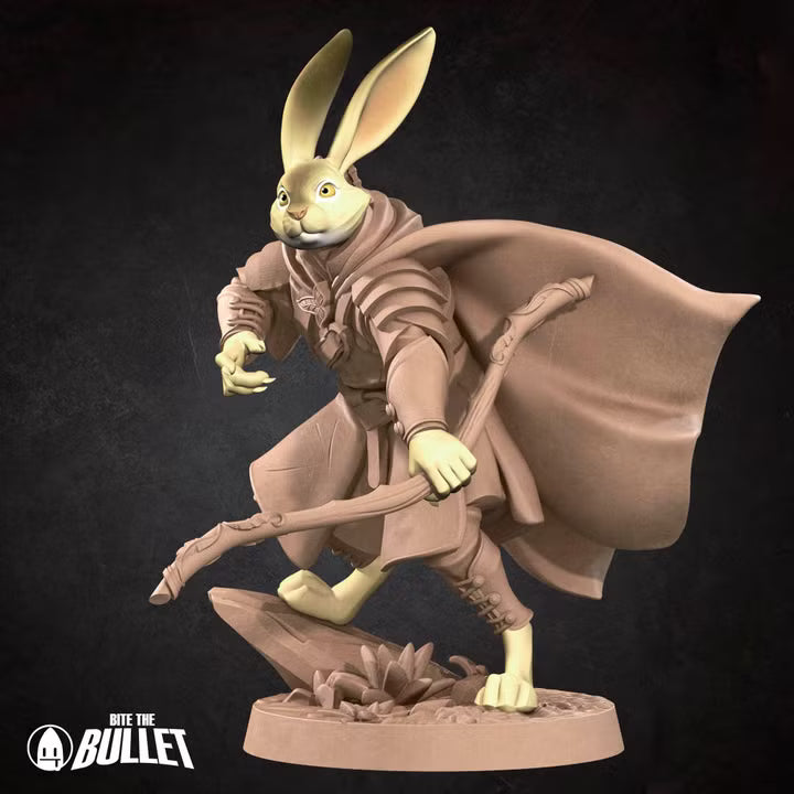 Harengon Explorer resin miniature - view 4