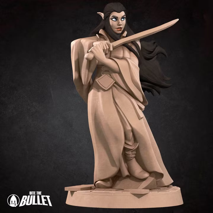 Audrey, the Elven Evenstar resin miniature - view 9