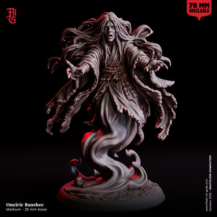 Oneiric Banshee by Flesh of Gods with included resin scenic base