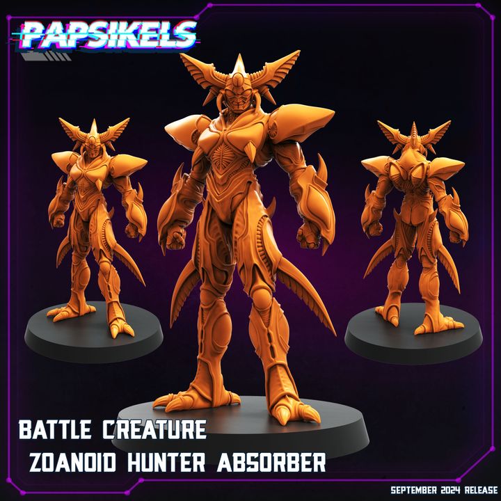 Battle Creature Zoanoid Hunter Absorber