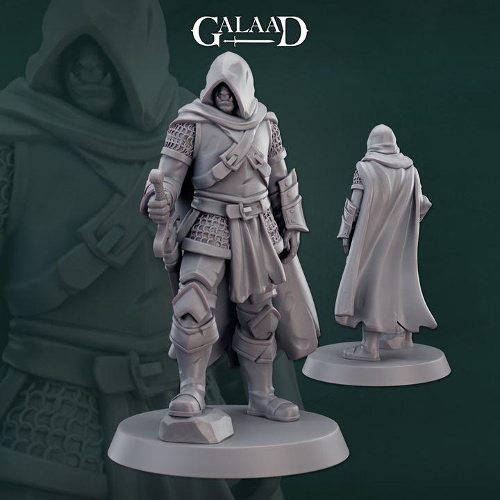 Half Orc Knight Hooded