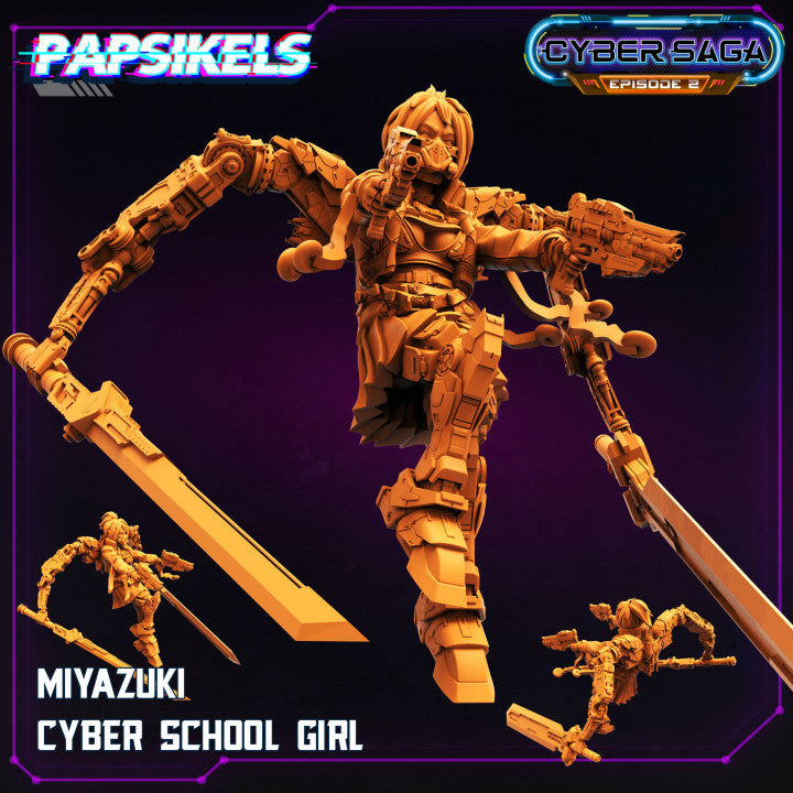 Miyazuki Cyber School Girl