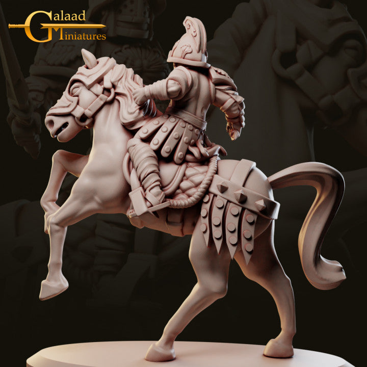 Arena Fighters-Mounted Fighter 02