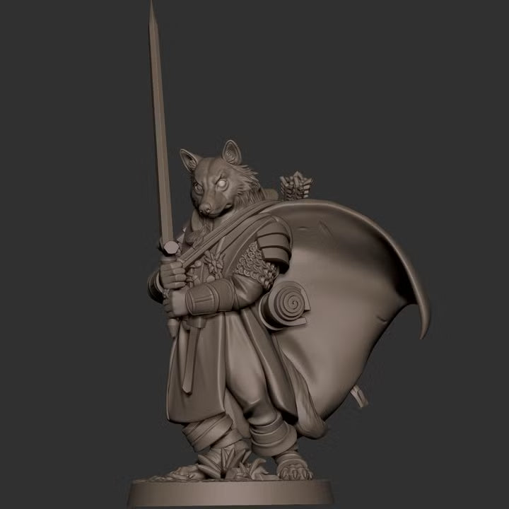 Wolffolk Explorer resin miniature - view 7