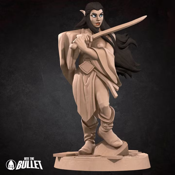 Audrey, the Elven Evenstar resin miniature - view 7