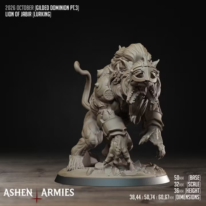 Gilded Dominion Lion of Jabir miniature - view 3