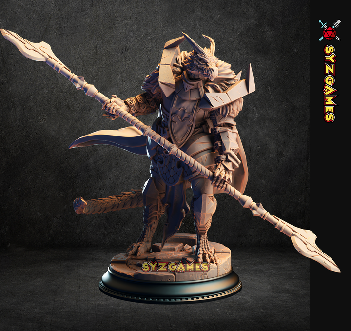 Silver Dragonborn Paladin-Apokris the Resolute