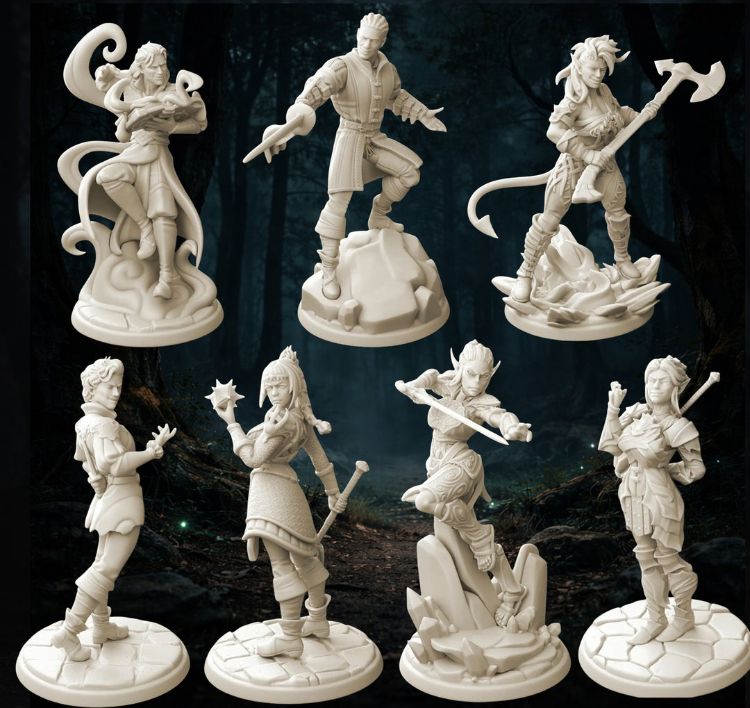 BG3 Adventure Party Set of 7