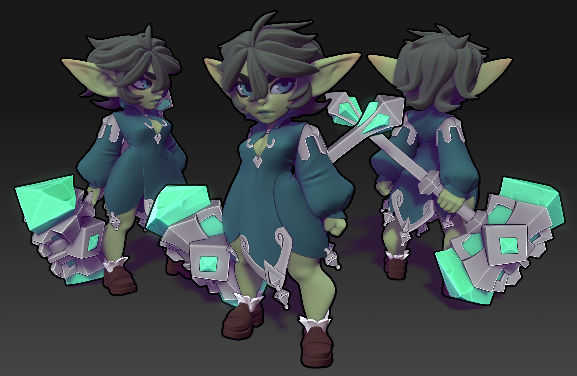 Holly, die Goblin-Klerikerin