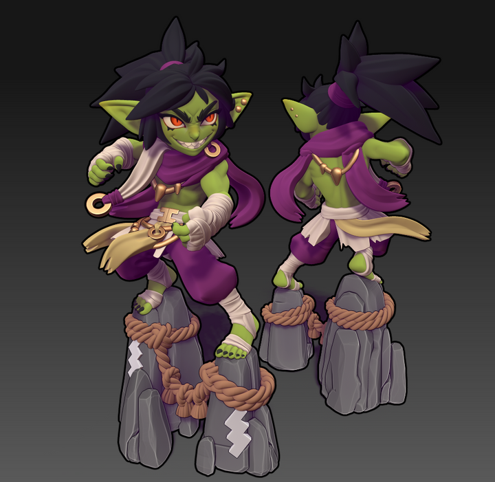 Saru the Goblin Monk