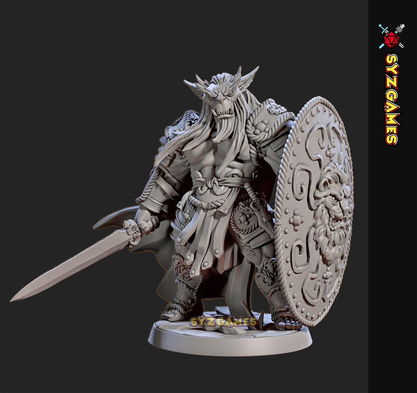 Bolg Magnus - The Conqueror Fantasy Resin Miniature DnD figure TTRPG ...