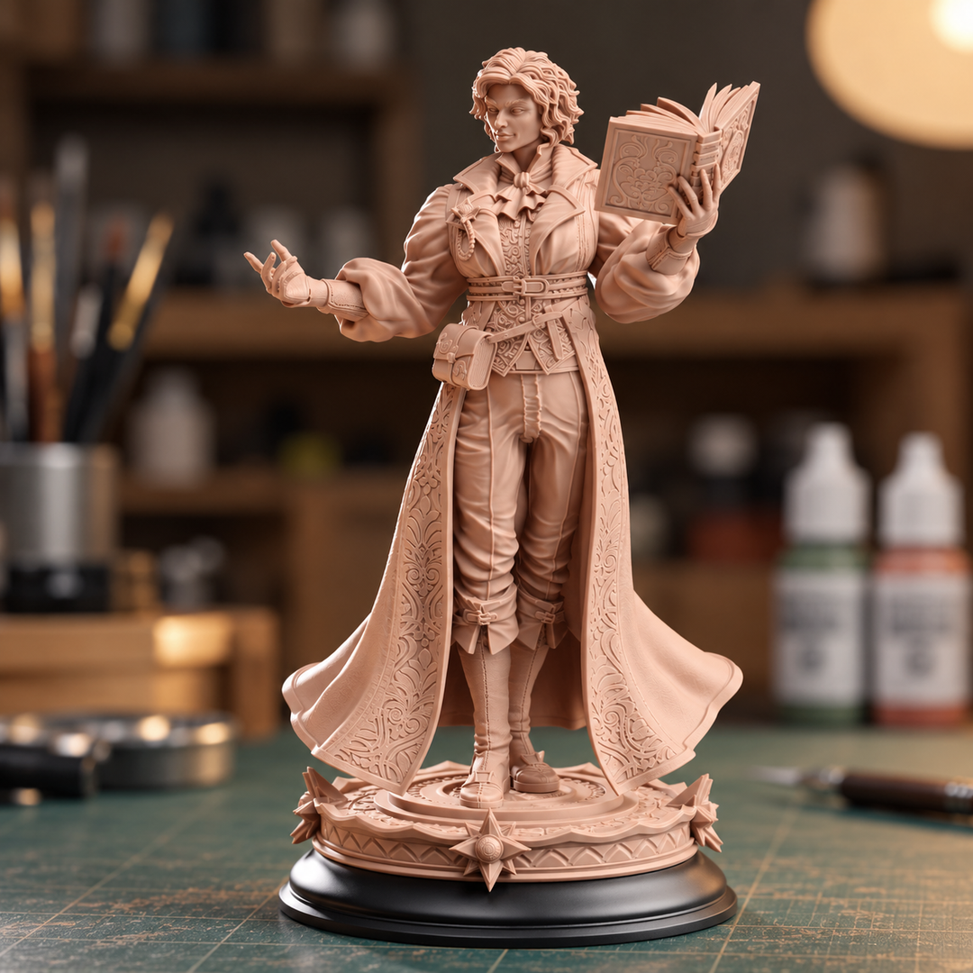 Carina Braithwaite - Scholarly Sorceress miniature