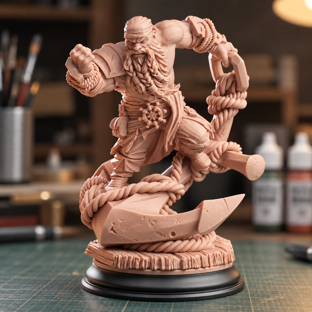 Eghard Verdoorn - Dwarf Sailor miniature