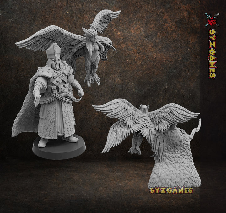 Chasseur de crânes de fauconnier