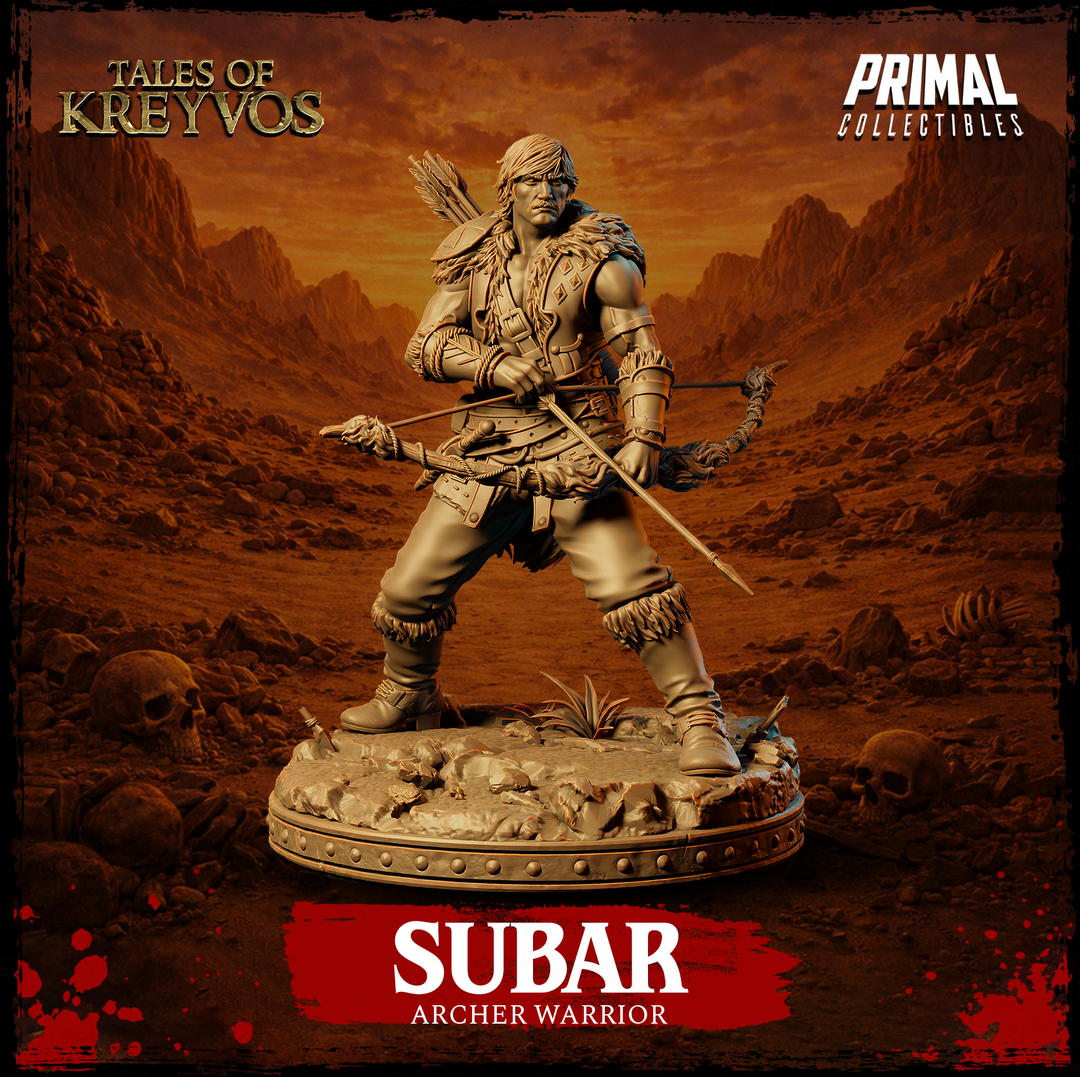 Archer Warrior Subar miniature front view