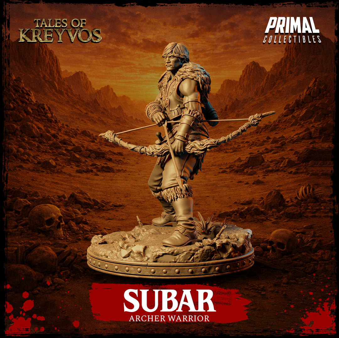 Archer Warrior Subar miniature side view