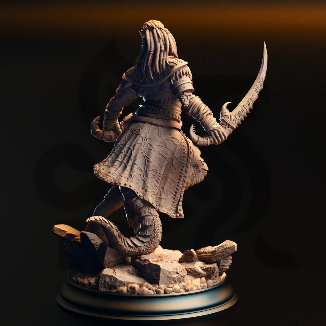 Black Dragonborn Rogue-Kijaa Shadowblade