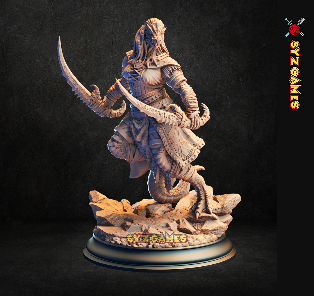 Black Dragonborn Rogue-Kijaa Shadowblade