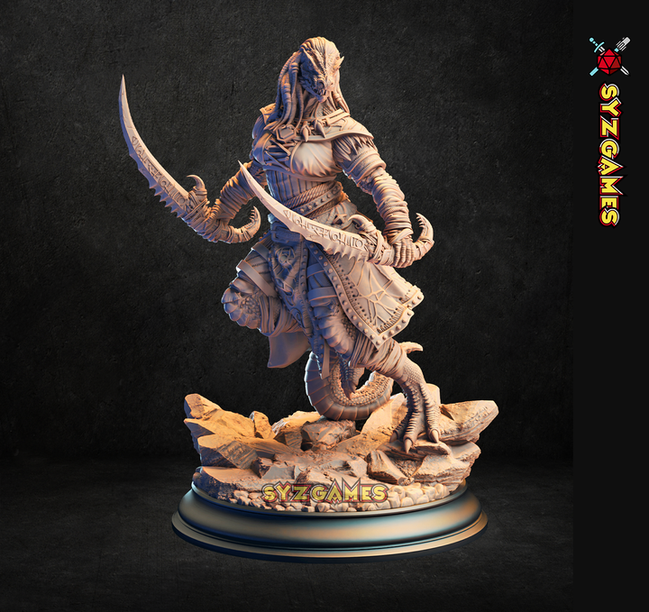 Black Dragonborn Rogue-Kijaa Shadowblade