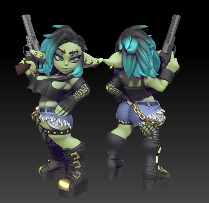 Leora the Goblin Punk