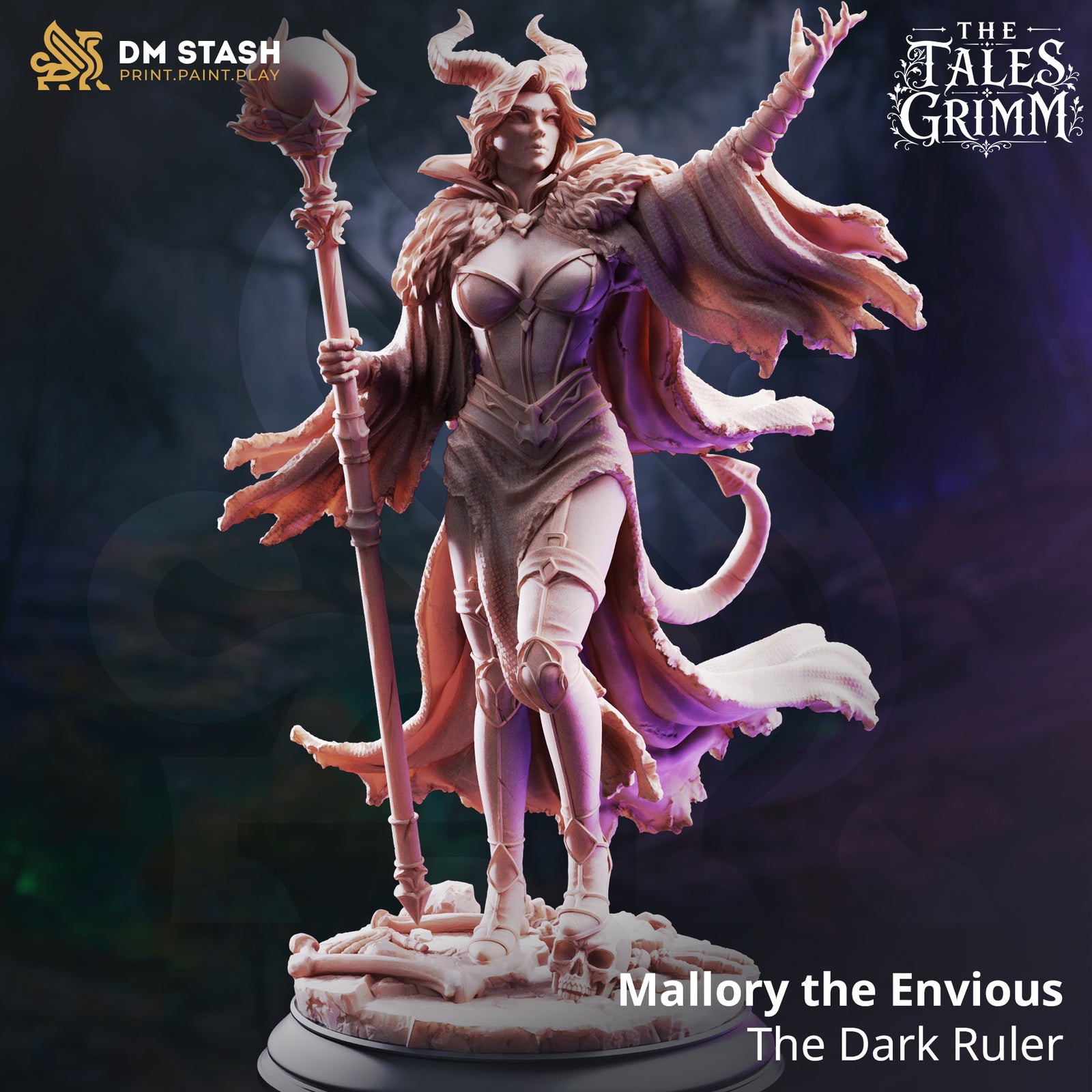 Tiefling Dark Sorceress - Mallory
