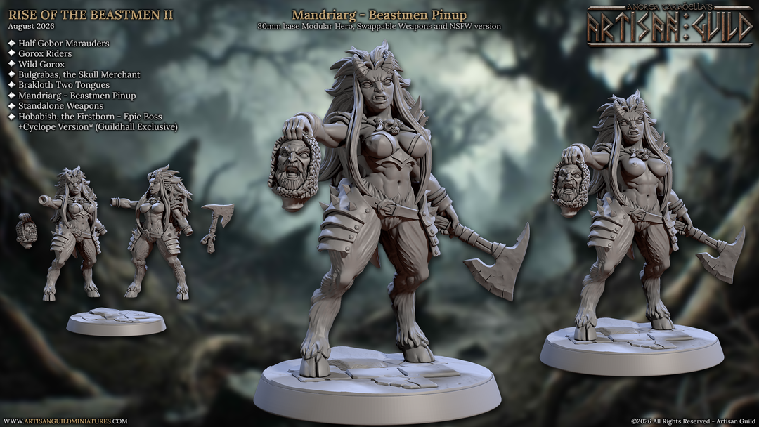 Mandriarg, Beastmen Pinup